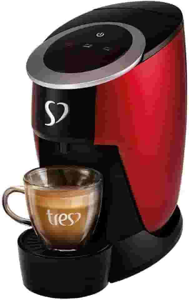 Cafeteira Espresso Touch Vermelha, 110V - TRES 3 Corações