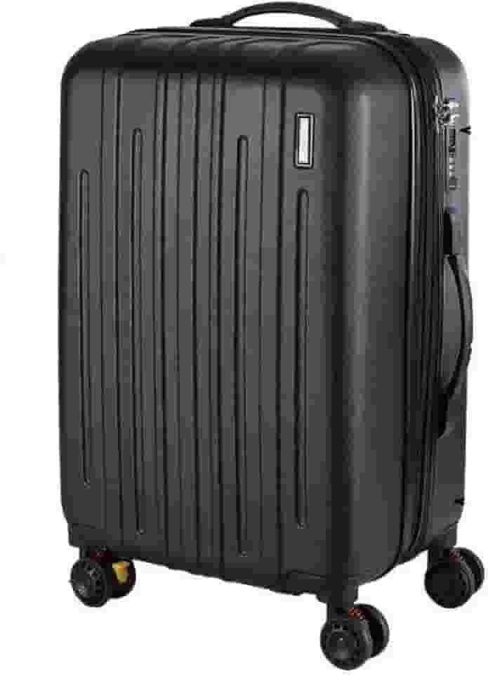 Mala de Bordo em ABS Com 4 Rodas 360 - AeroMalas Chile (Preto)