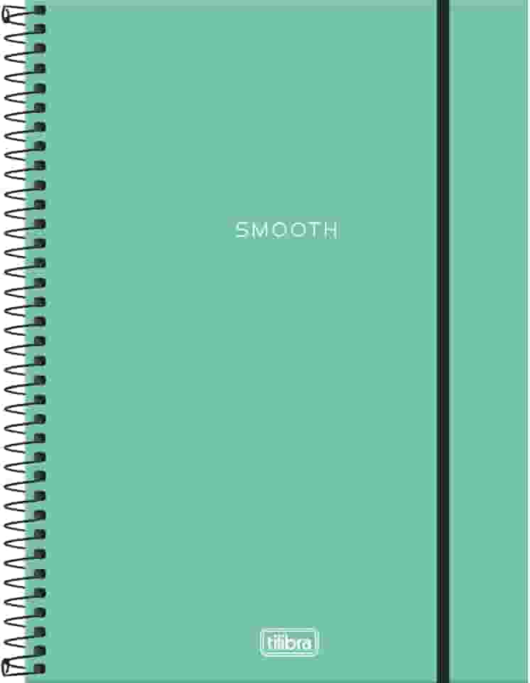 Tilibra - Caderno Espiral Capa Plástica Universitário 10 Matérias Neon Turquesa 160 Folhas, Formato: 200mm x 275mm