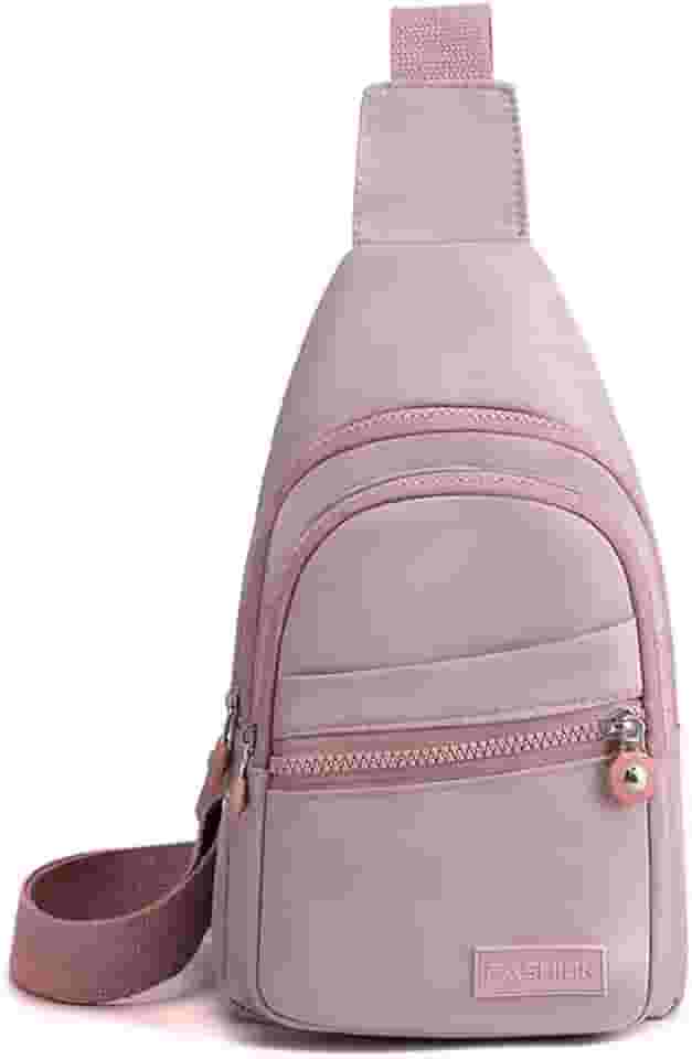 Bolsa de ombro, mochila tiracolo ajustável, portátil, para viagem e caminhada com estampas estampadas, bolsas de peito