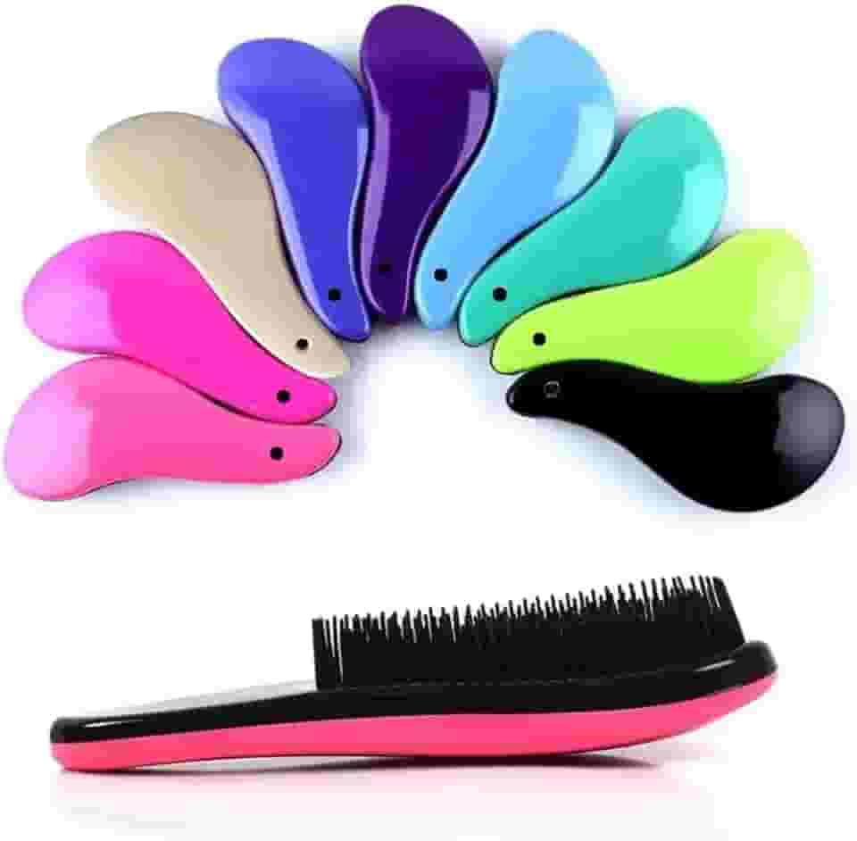 Escova Mágica Desembaraçadora Funcional De Pentear Cabelo Apliques, tb, Cores Variadas