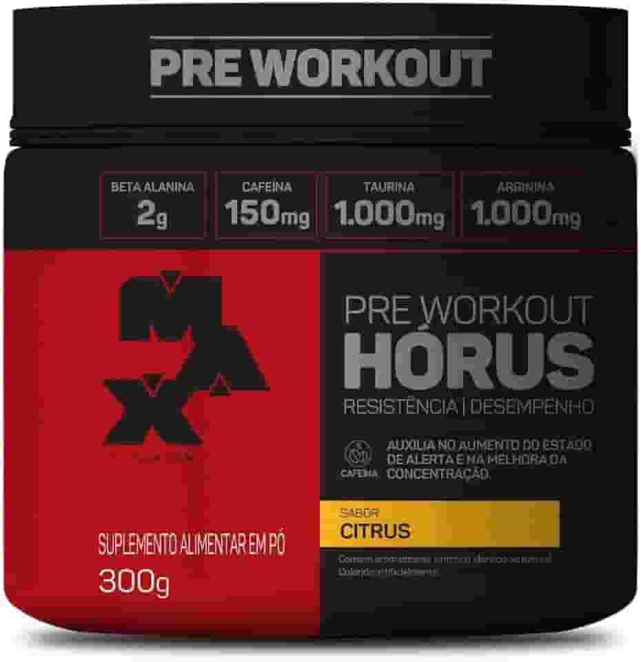 Max Titanium Hórus Pre Workout - 300G Citrus -