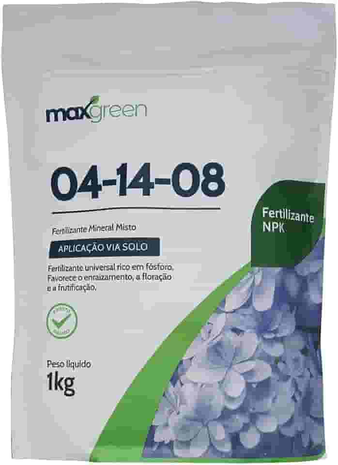 Maxgreen 04-14-08, Forth, Fertilizante Mineral, NPK Balanceado, Estímulo da Floração, Flores, Hortaliças, Frutíferas, Múltiplo Uso