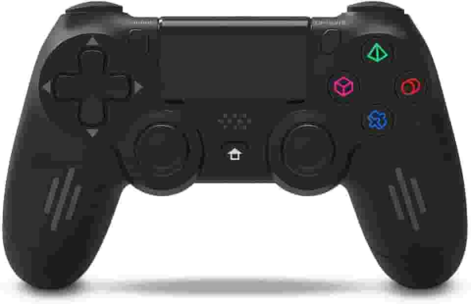 Controle Sem Fio para PS4 e PC, Bluetooth 5.0, Bateria 10000mAh, com Vibração e Alto-Falante, KP-GM018-2