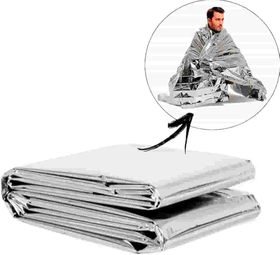 Cobertor Manta Térmica Aluminizado Isolante Emergência Resgate