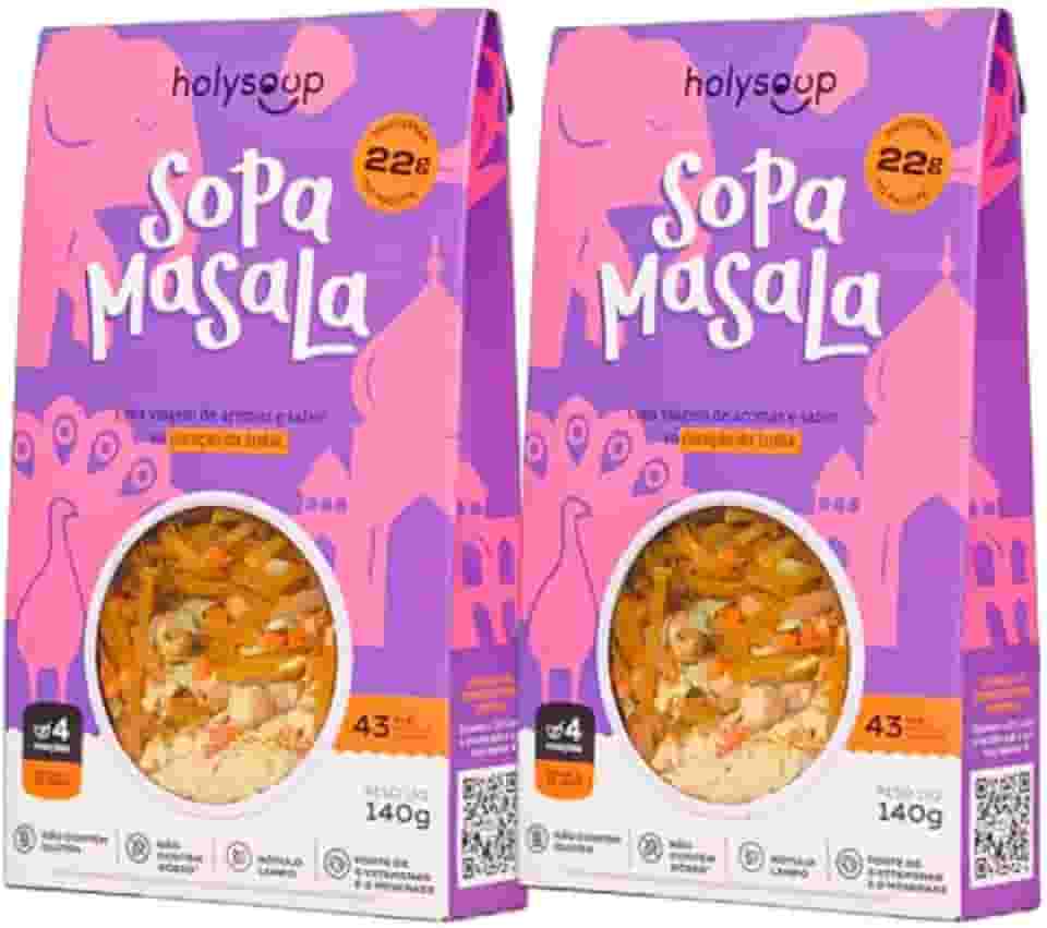 Kit 2X: Sopa Masala Holysoup 140g