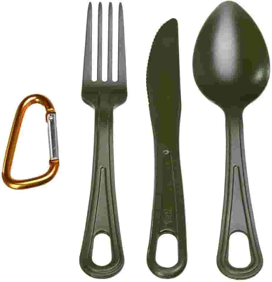 Guepardo, Conjunto de Talheres Polic, Garfo, Colher e Faca em Policarbonato