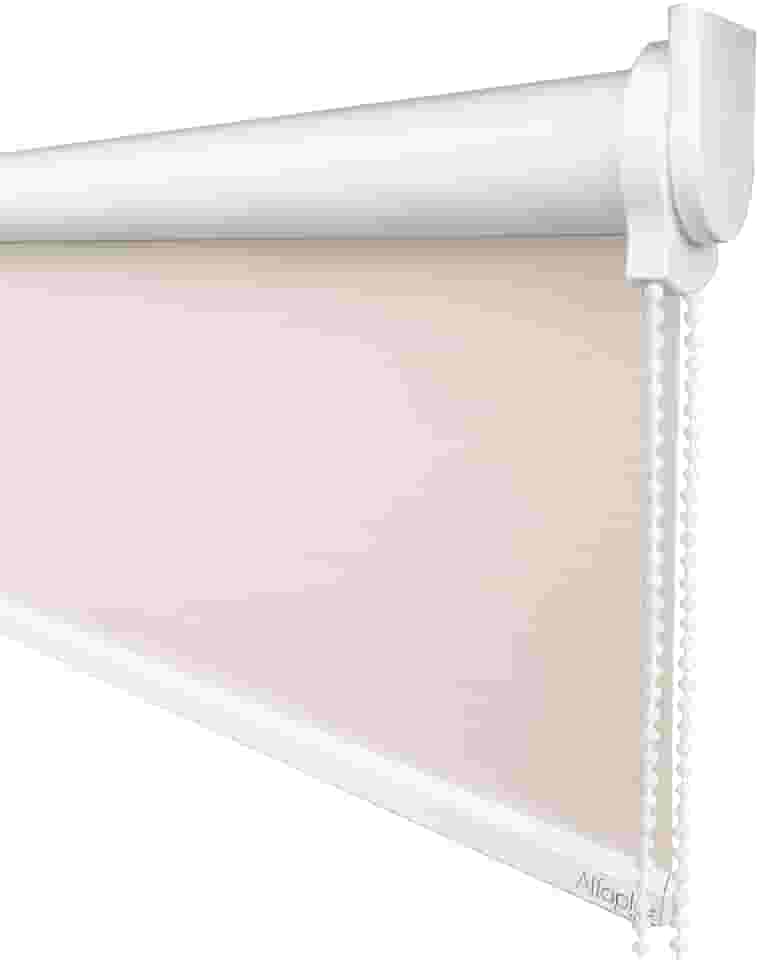 Cortina Persiana Rolô Blackout (COM BANDÔ E SEM BANDÔ) 1,30 (lar) x 1,40 (alt) (Tóquio 02 - Acabamento Branco)