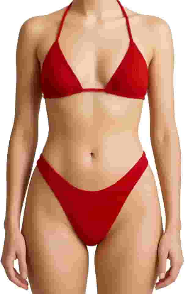 Biquíni Calcinha e Sutiã Praia Piscina Verão Cortininha Marquinha Roupa De Banho Asa Delta