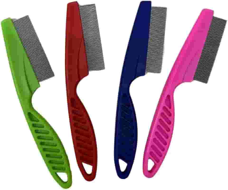 Pente Tira Pulgas Para Cães Com Pelo Longo E Gatos Pente Fino Removedor De Pelos Tira Ramela Escova Anti Pulgas E Carrapatos Para Pets Escova Spitz Lulu Da Pomerania Lhasa (Pente Para Pelo Curto)