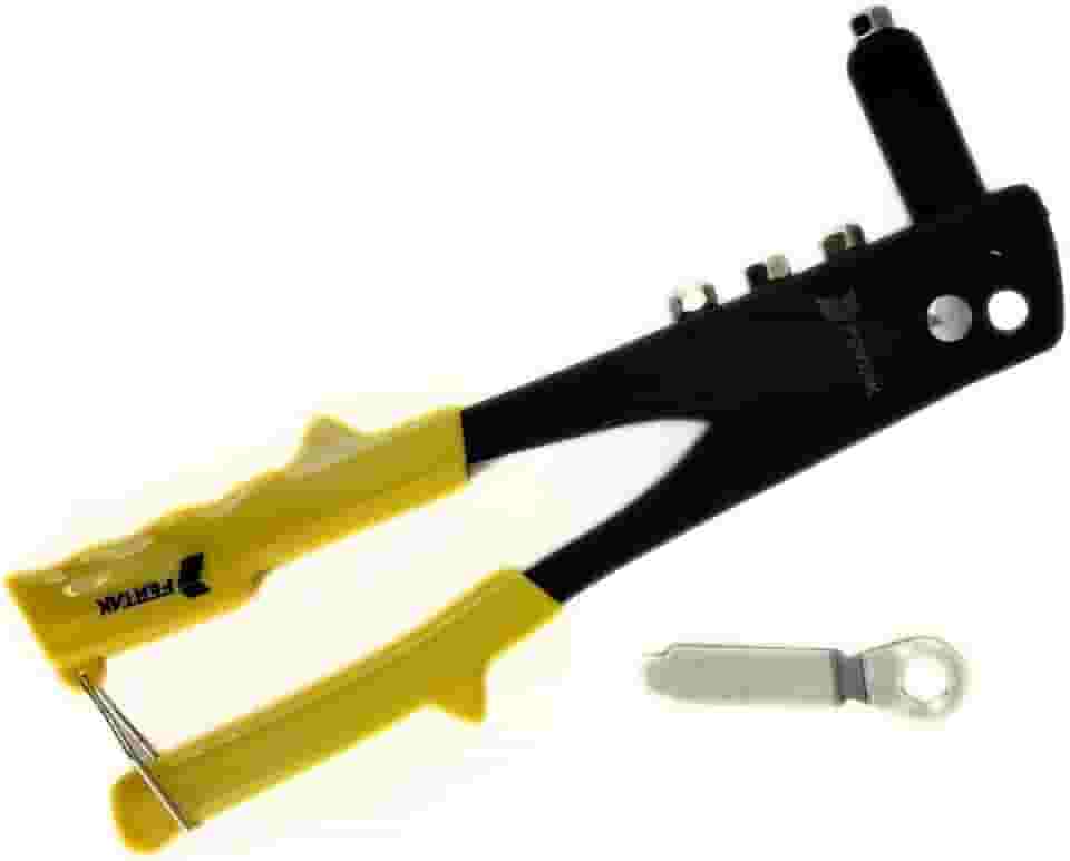 Alicate Rebitador Manual 4 Bicos Rebitadeira POP Profissional Fertak com Chave