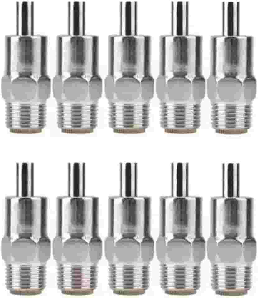 Bebedouro Automático para Hamster Porco da Índia Coelho, Aço Inoxidável, Anti-Vazamento, Kit com 10 Unidades