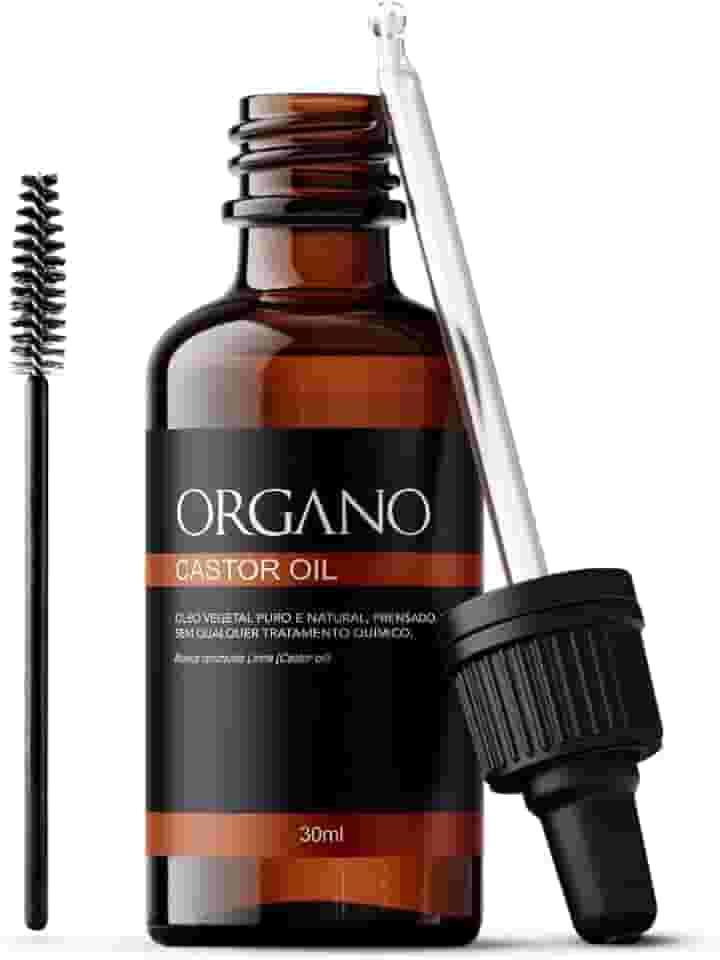 Castor Oil ORGANO (Rícino) Óleo Vegetal 100% Puro - 30ml