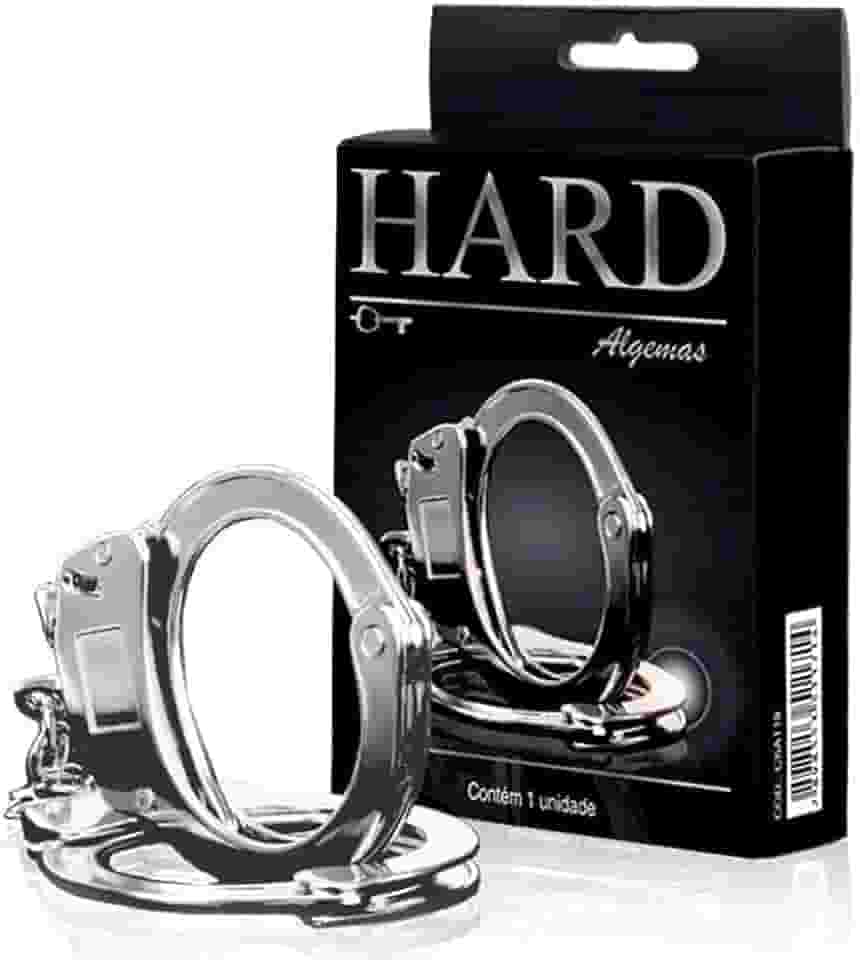 HARD - Algema Sensual Em Metal Reforçada Cromado REF:HA109MC