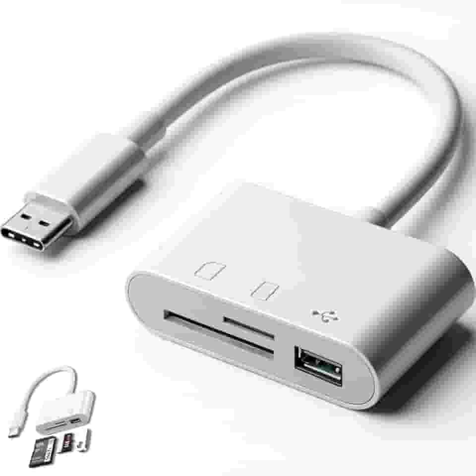 Adaptador De Memória Leitor De Cartão Micro SD SD TF USB Tipo C OTG USB 3.0 Para Celular Tablet Notebook Computador Expansão De Armazenamento Transferência Rápida De Dados Multidispositivo
