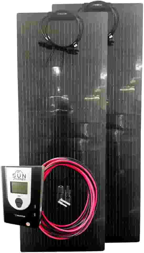 KIT PLACA SOLAR PARA MOTORHOME E CAMINHÃO 12/24V - RESFRIAR