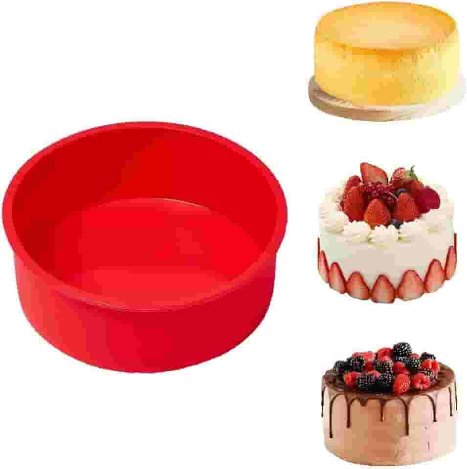 Forma de Silicone Redonda Para Bolos e Tortas 15cm