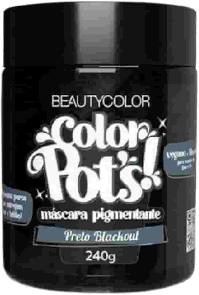 Máscara Pigmentante Color Pot’s - Preto Blackout