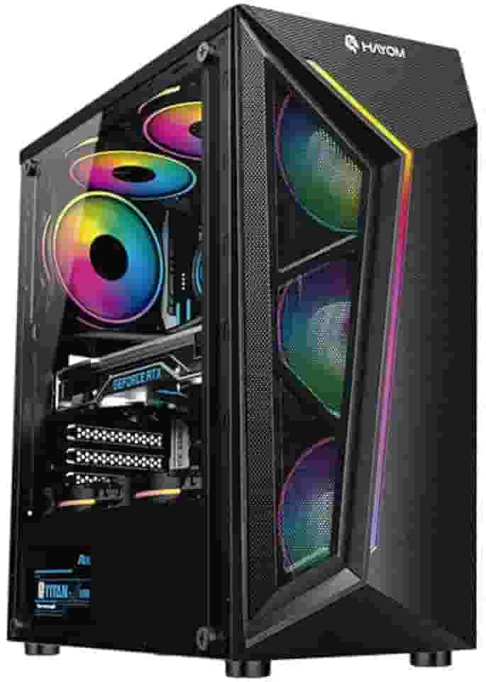 Gabinete Gamer Hayom GB 1713 Vidro Lateral Temperado c/4 Fans RGB