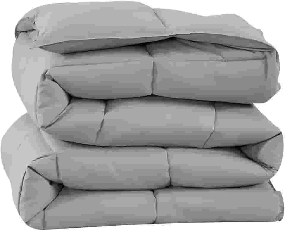 Camesa Edredom Ecopluma Toque de Pluma King Size 280x260cm - Cinza