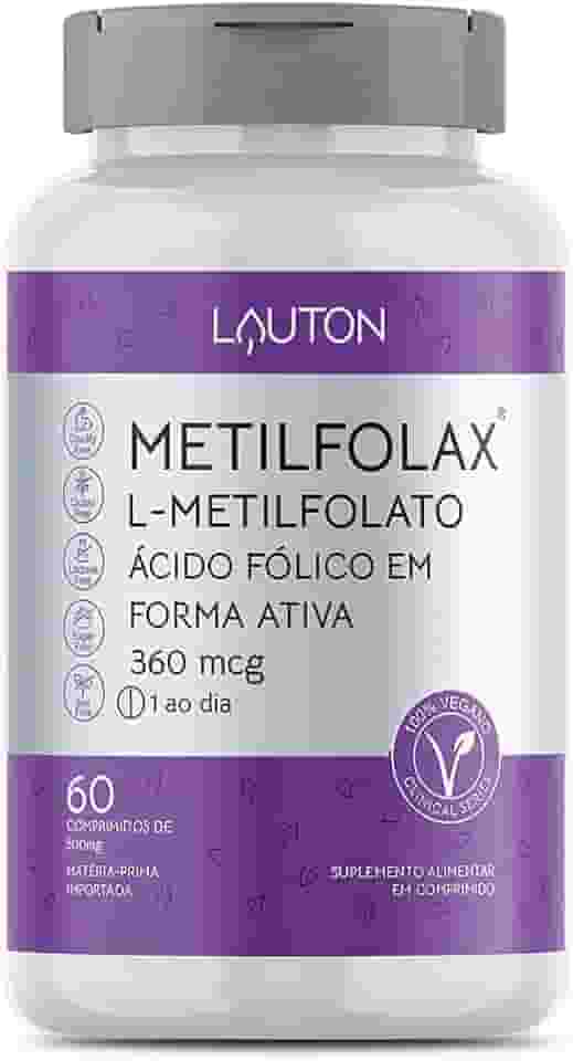 Metilfolax Metilfolato De Calcio 360mcg 60 Caps Lauton