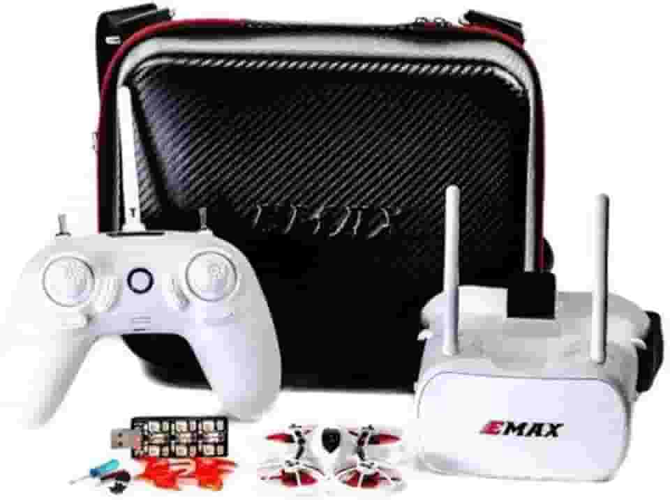 EMAX Tinyhawk RTF Micro drone de corrida interno com óculos FPV e controle para iniciantes