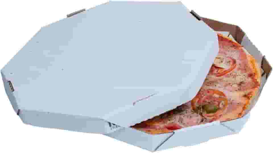 Caixa De Pizza Oitavada Premium Lisa N° 25 Com 25 Unidades