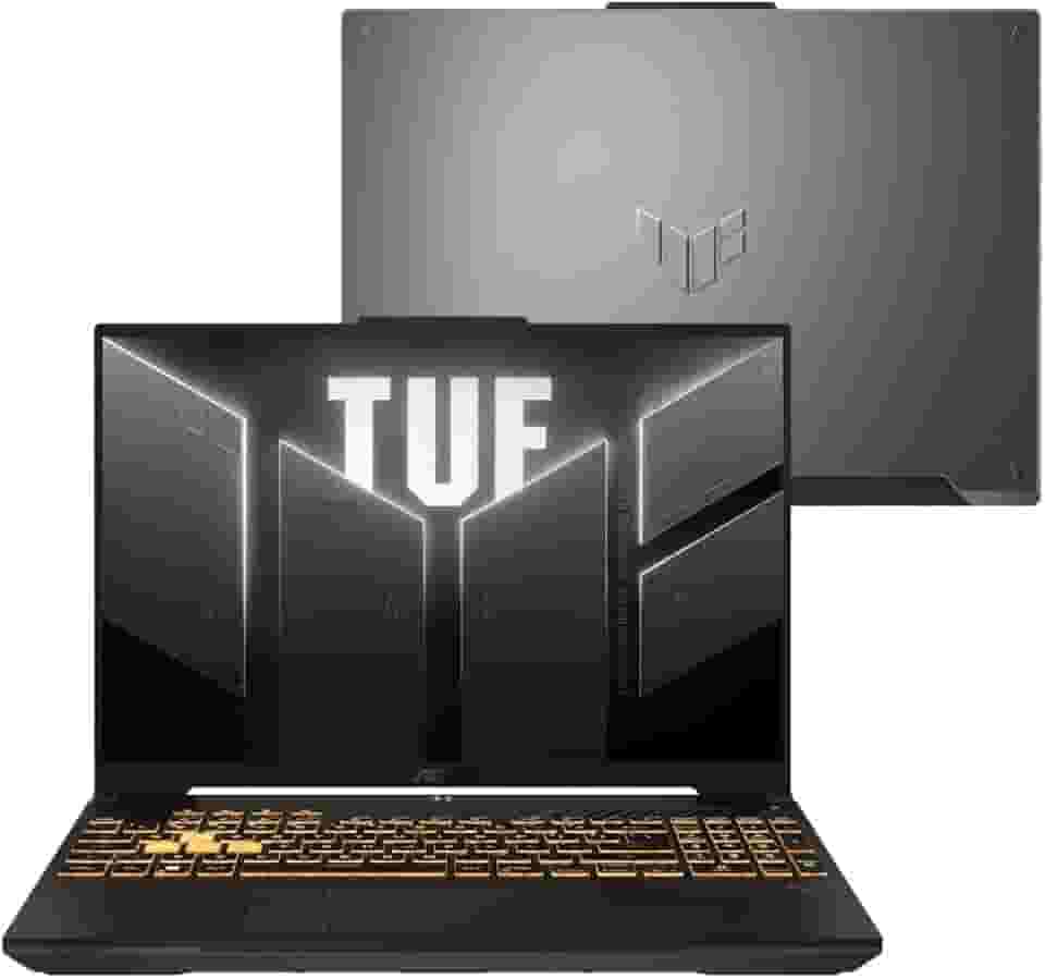 Notebook ASUS TUF Gaming F16 FX607VJ NVIDIA RTX 3050 Intel Core 5 210H 8Gb Ram 512Gb SSD Linux KeepOS Tela 16" Nível IPS 144Hz Cinza - RL002