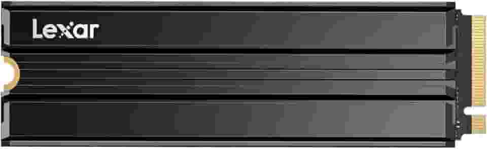 Lexar SSD NM790 de 4 TB com dissipador de calor PCIe Gen4 NVMe M.2 2280 Unidade de estado sólido interna, leitura/gravação de até 7400/6500 MB/s, compatível com PS5, para jogadores e criadores, preto