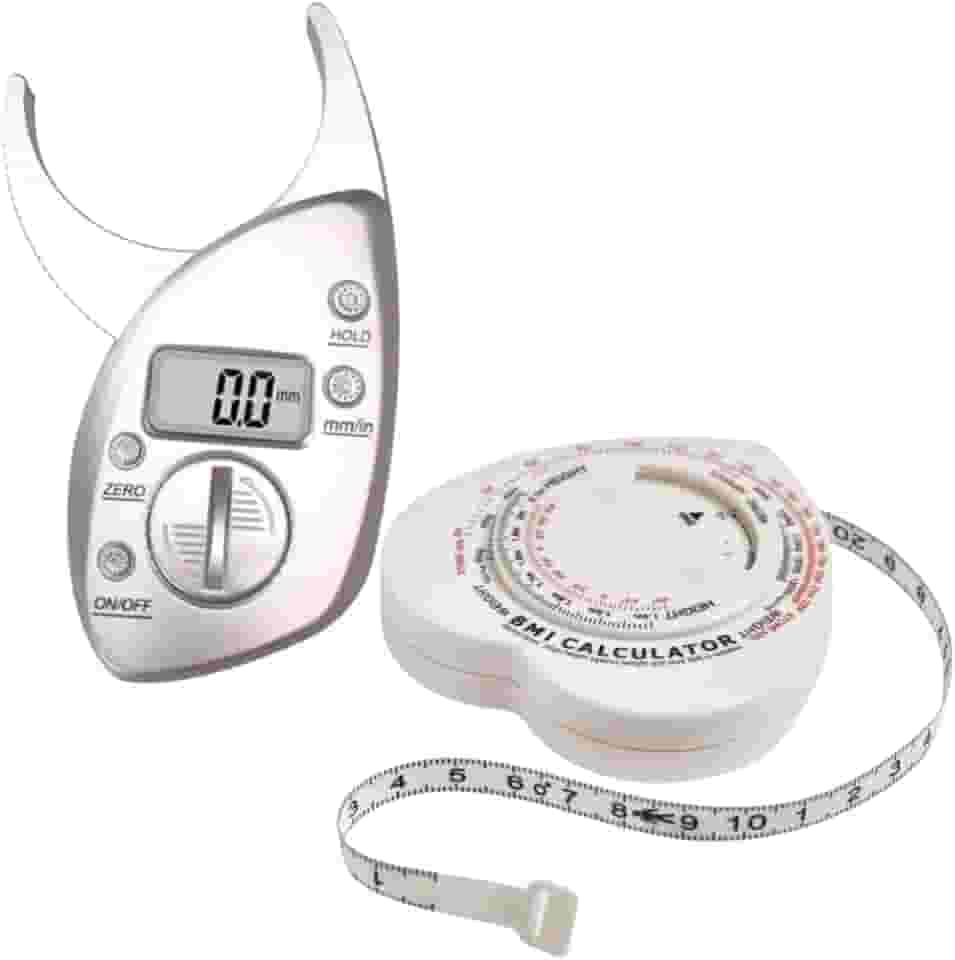 Adipômetro Digital + Fita Métrica Corporal | Ideal para Avaliação Física e Controle de Gordura Corporal
