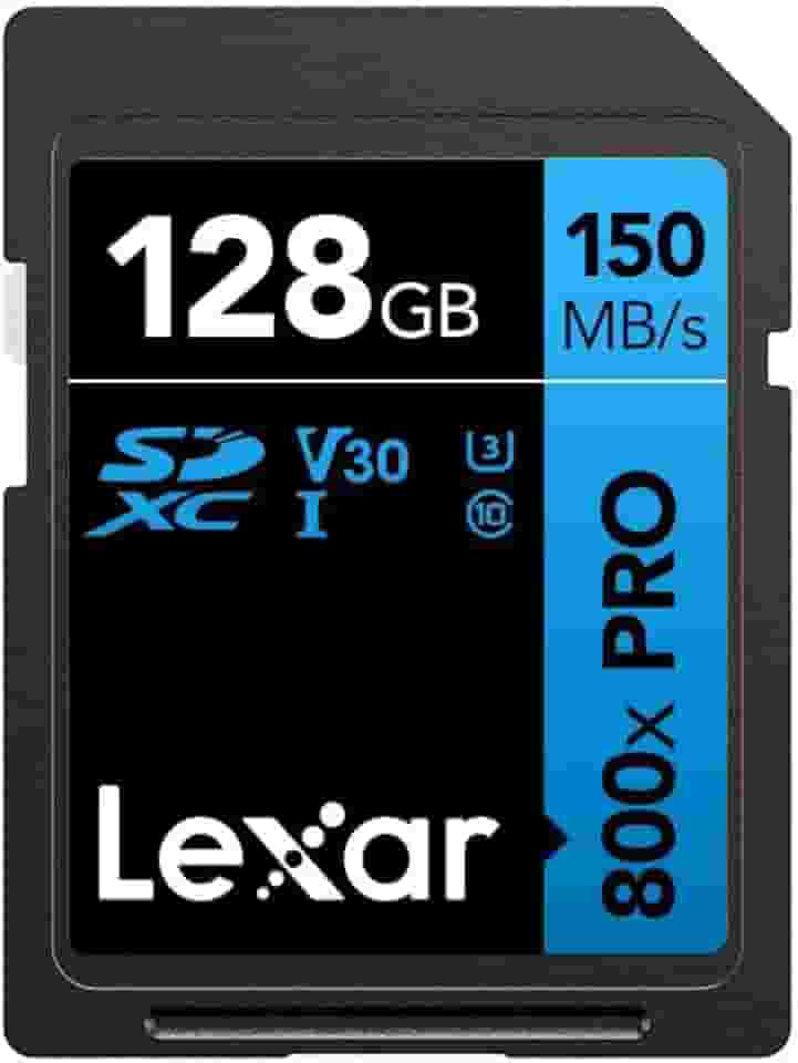 Lexar High-Performance 800x PRO SDHC/SDXC UHS-I Cards BLUE Series 128GB