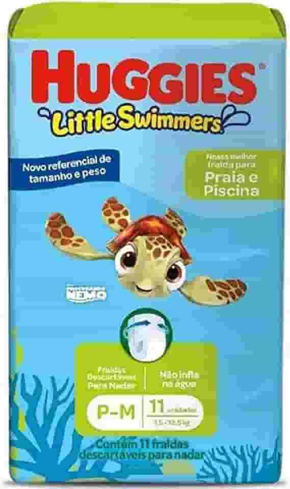 Fralda Infantil Little Swimmers Médio, 11 Unidades, Huggies