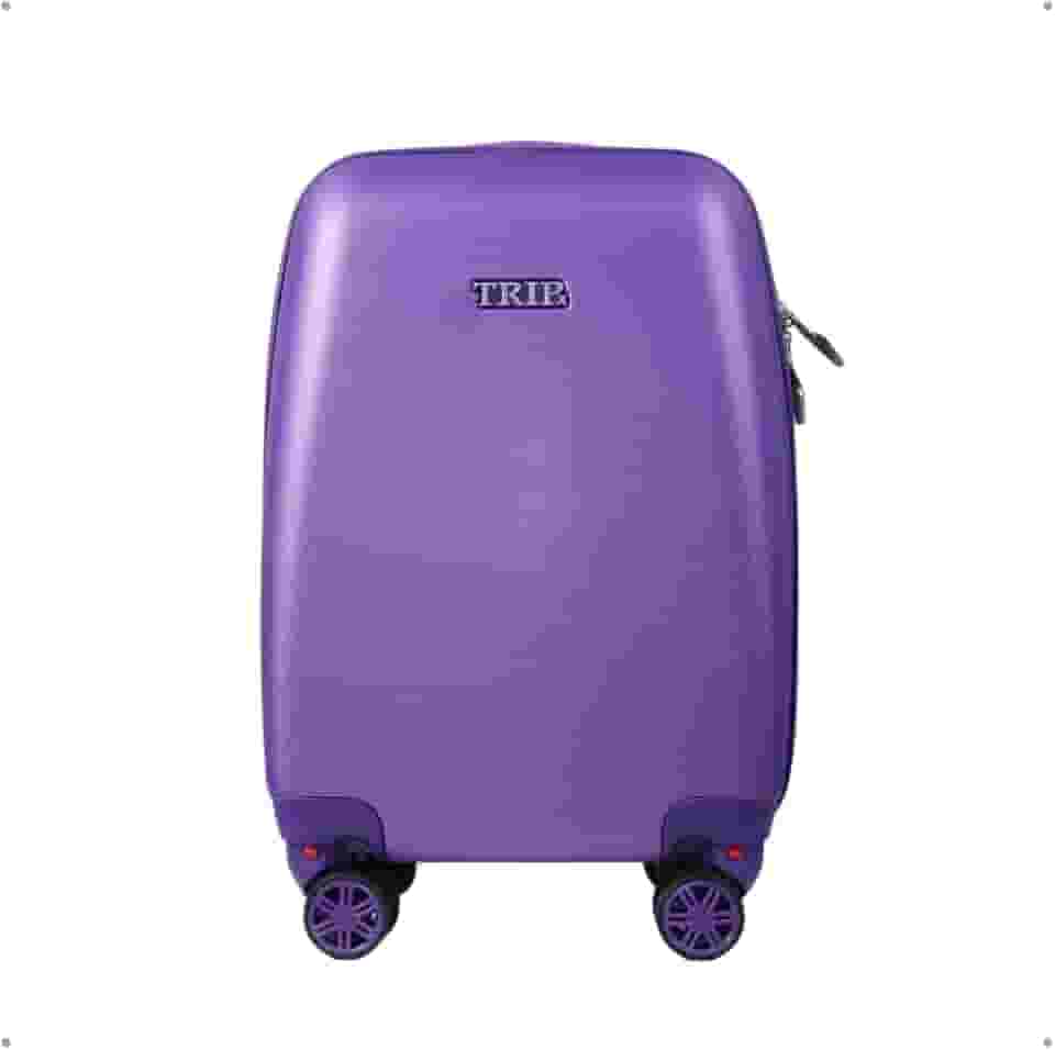 Mala De Viagem Bordo Escolar Infantil Tamanho 16" 4 Rodas (Roxo)