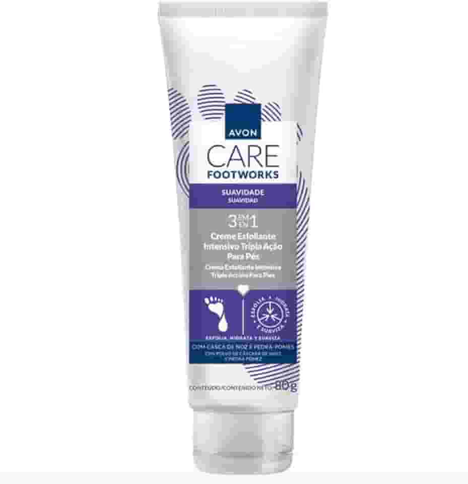 CREME ESFOLIANTE INTENSIVO PARA PÉS Tripla Ação Footworks AVON Care