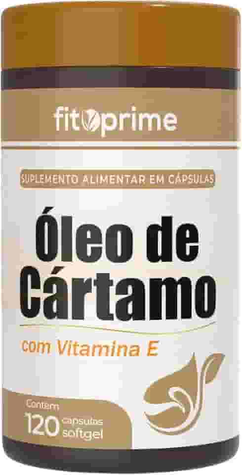 Óleo de Cártamo 1000mg + Vitamina E com 120 Cápsulas Fitoprime