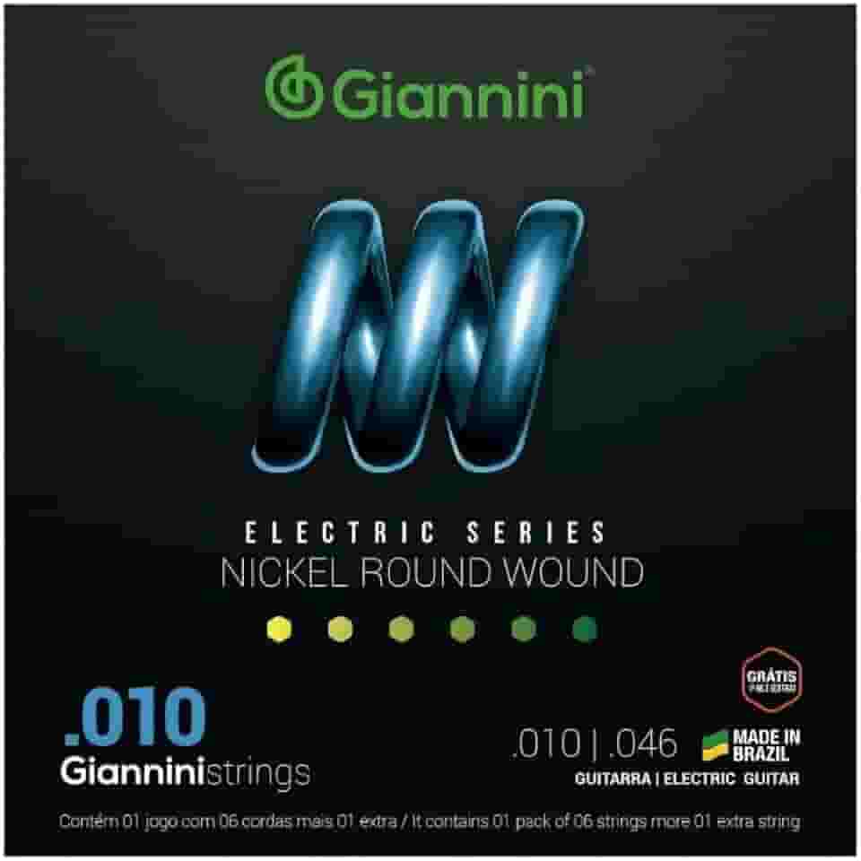 Encordoamento Guitarra Geegst 10, Giannini