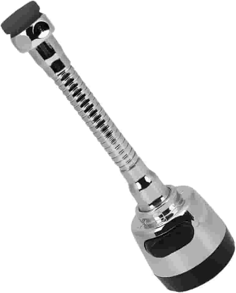 Pik Kit adaptador flexível torneira 360° duplo comando Arejador Extensor Economiza Água Chuveirinho Bico Lavatorio Prolongador ABS Gourmet - TYDA