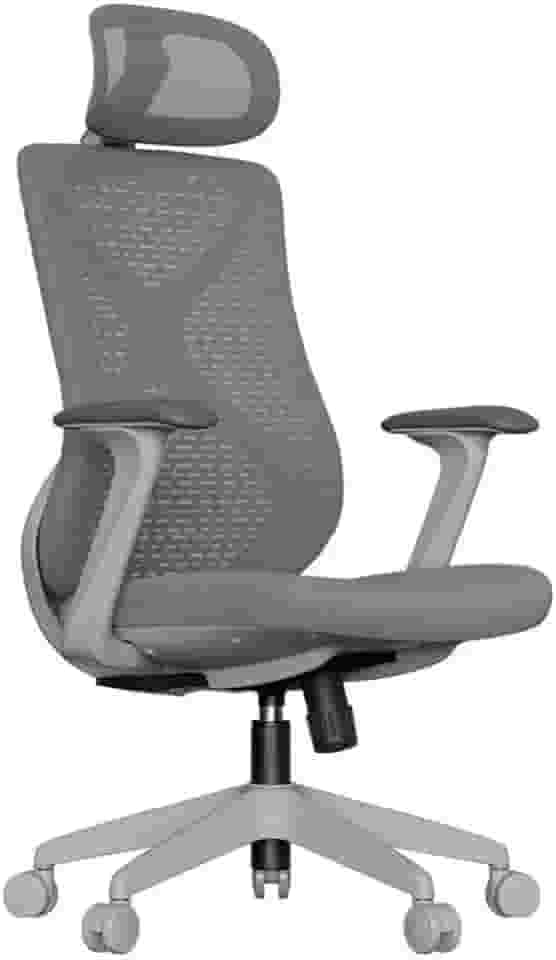 Cadeira de escritorio ergonomica aiven elements mesh com apoio lombar ajustavel, reclinio e mobilidade 360 - ideal para startups e home office