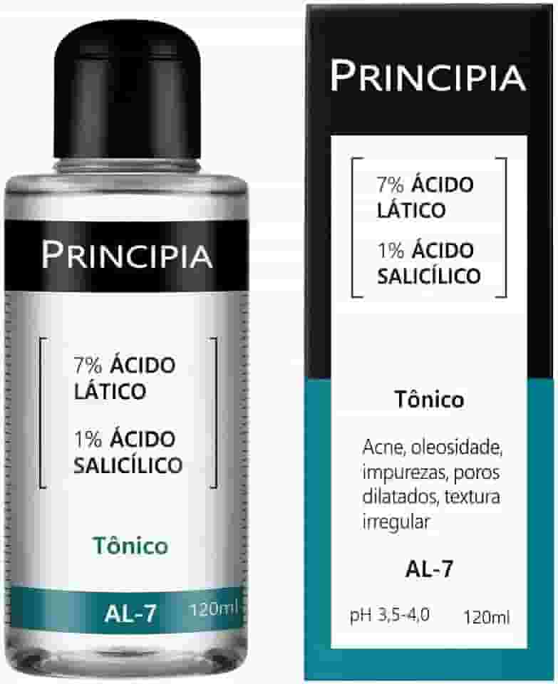 Tônico Principia 7% Ácido Lático + 1% Ácido Salicílico
