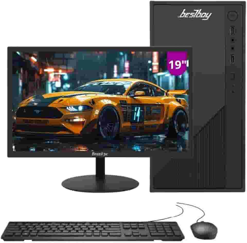 Computador Completo Bestpc Intel I5 8gb Ssd 240gb Monitor Led 19" BestBoy