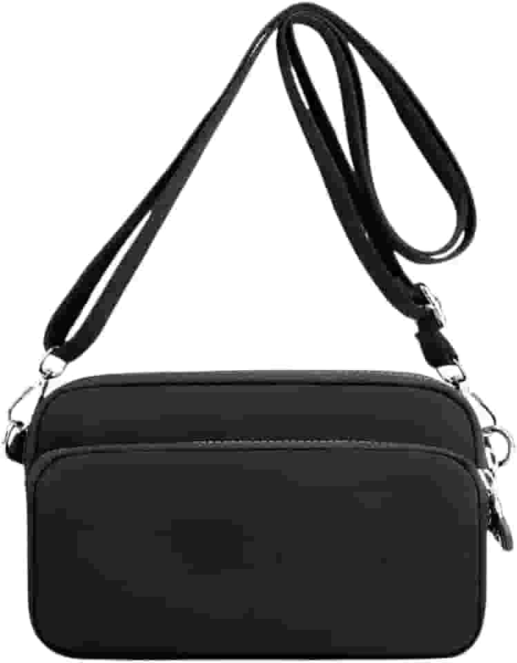 Bolsa Unissex Compacta com Duas Alças - De Mão e Transversal, Impermeável, Leve e Multiuso para Viagem e Uso Diário