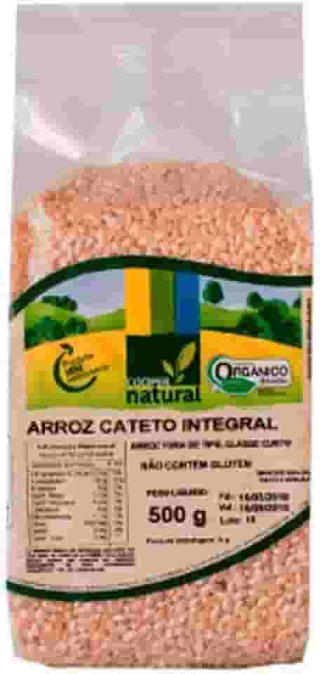 Arroz Cateto Integral Orgânico Coopernatural 500g