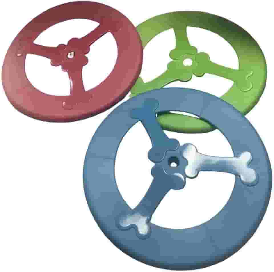 Brinquedo para Cachorro, Disco para Arremessar, Brinquedo Interativo Frisbee Colorido,Brinquedo Funcional para Cães