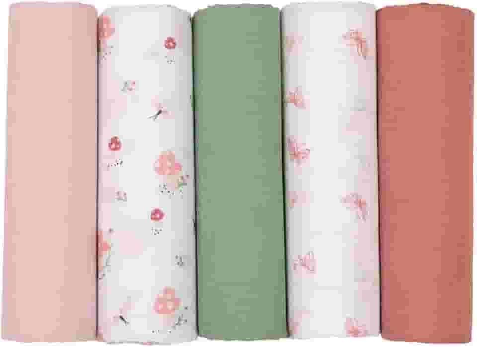 Papi Textil Fralda Soft Premium Papi Baby - 05 unidades, Encanto Cogumelo