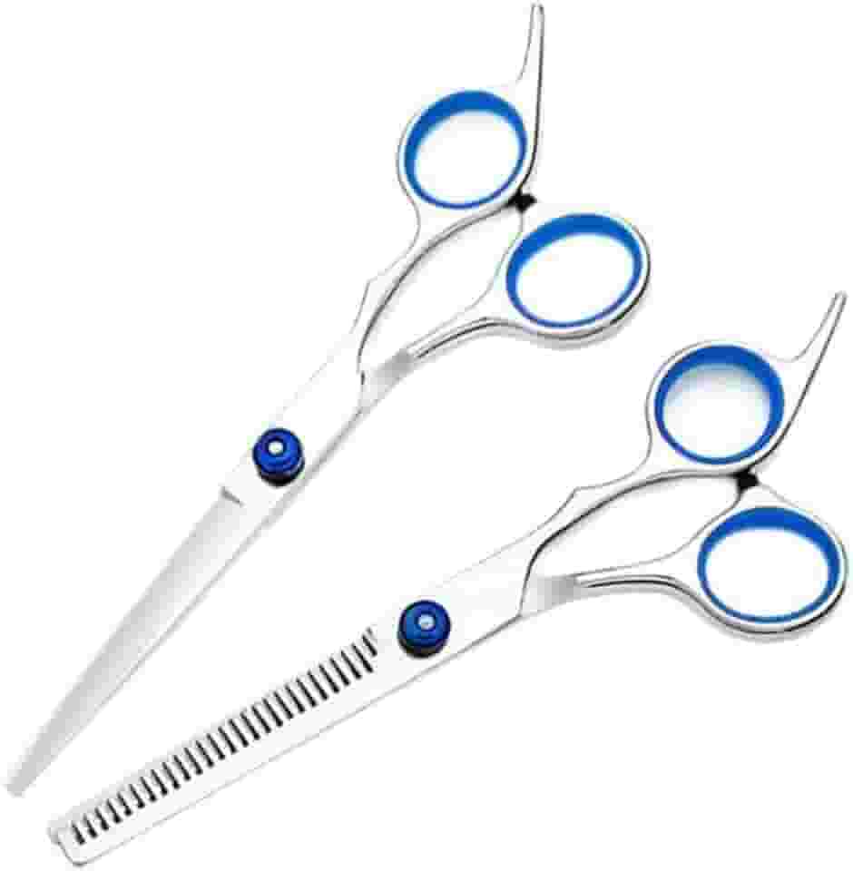 Kits de corte de cabelo de precisão – tesouras profissionais dentadas e retas para acabamentos e estilo perfeitos | Controle e versatilidade máximos