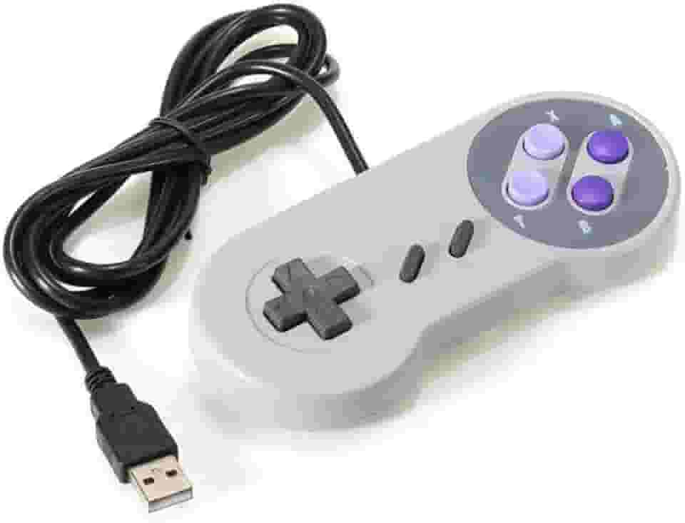Controle Usb Snes Super Nintendo Para Pc Raspberry Mac Linux