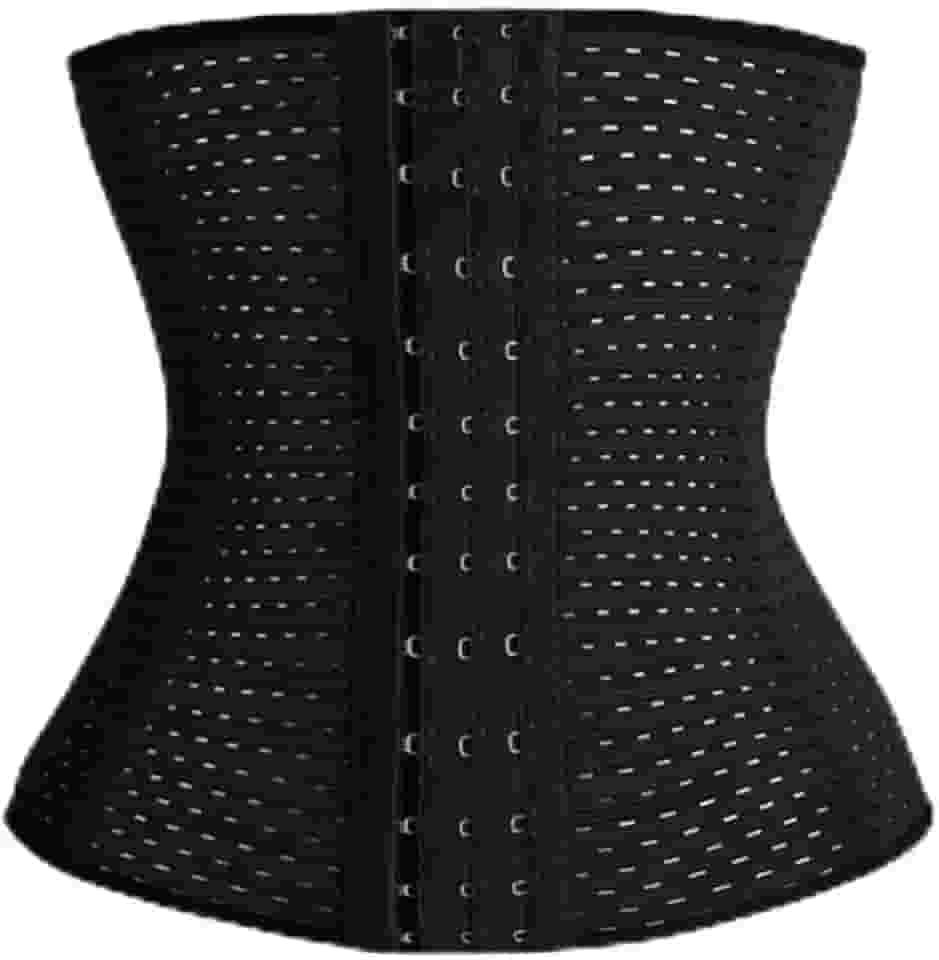 Cinta Modeladora Furadinha Redutora De Medidas Seca Barriga Tamanhos Elástica Compressão Abdominal Cintura Feminina Com 4 Níveis De Ajuste Academia Fitness (Nude, Pequeno, Cinta Modeladora)