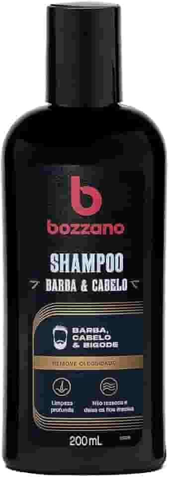 Bozzano Shampoo Para Barba Cabelo E Bigode 200Ml