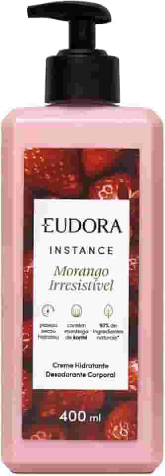 Eudora Instance Morango Irresistível Creme Hidratante 400ml