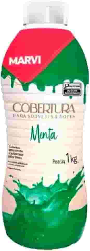 Cobertura Para Sorvete Sabor Menta Marvi 1 Kg